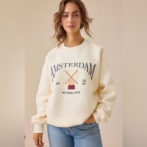 Altar'd State Cream Amsterdam Sweater